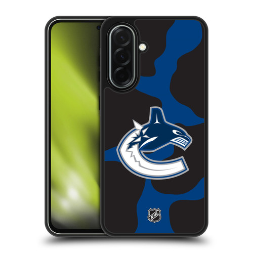 NHL Vancouver Canucks Cow Pattern Gel Armour Case For Samsung Galaxy A36 5G