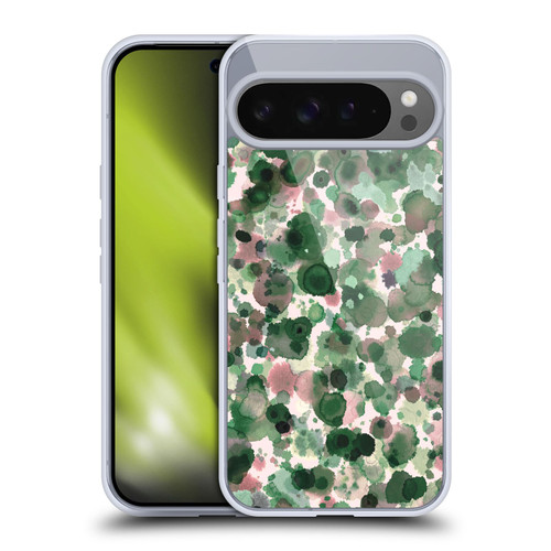 Ninola Pattern Abstract Green Moss Soft Gel Case for Google Pixel 9 Pro XL