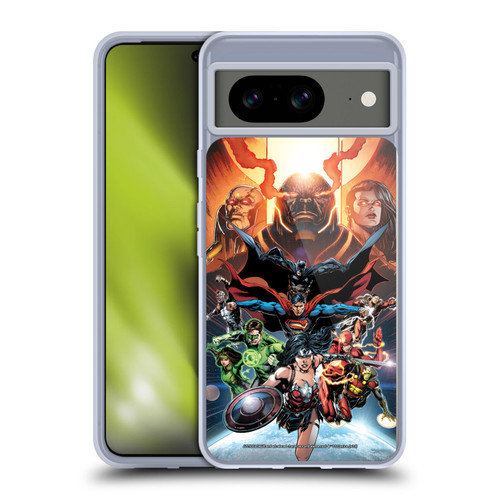 Justice League DC Comics Comic Book Covers #10 Darkseid War Soft Gel Case for Google Pixel 8