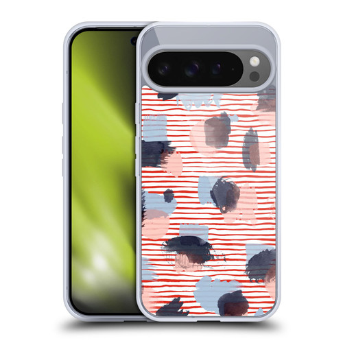 Ninola Patterns Graphic Thoughts Dots Red Soft Gel Case for Google Pixel 9 Pro XL