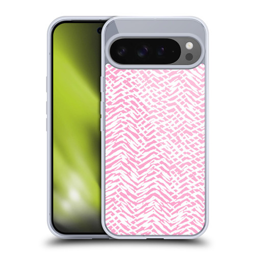 Ninola Patterns 4 Leopard Marks Pink Soft Gel Case for Google Pixel 9 Pro XL