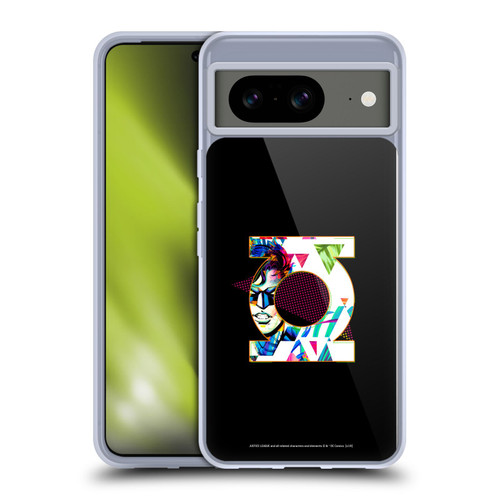 Justice League DC Comics Dark Electric Pop Icons Green Lantern Soft Gel Case for Google Pixel 8