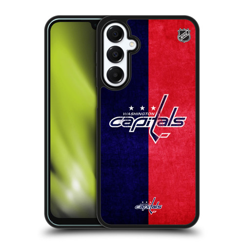 NHL Washington Capitals Half Distressed Gel Armour Case For Samsung Galaxy A16 5G