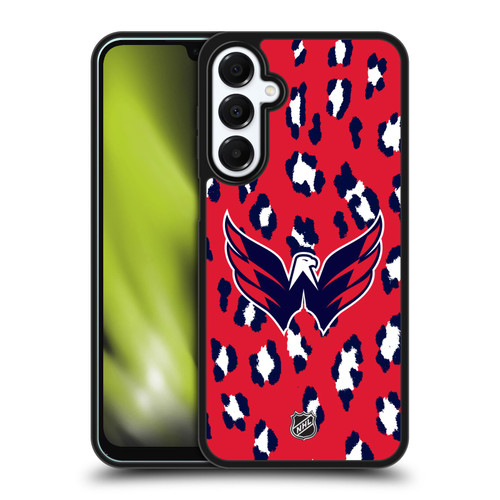 NHL Washington Capitals Leopard Pattern Gel Armour Case For Samsung Galaxy A16 5G