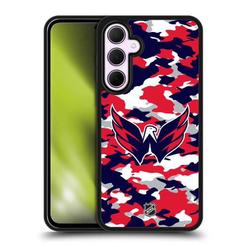 NHL Washington Capitals Camouflage Gel Armour Case For Samsung Galaxy A35 5G