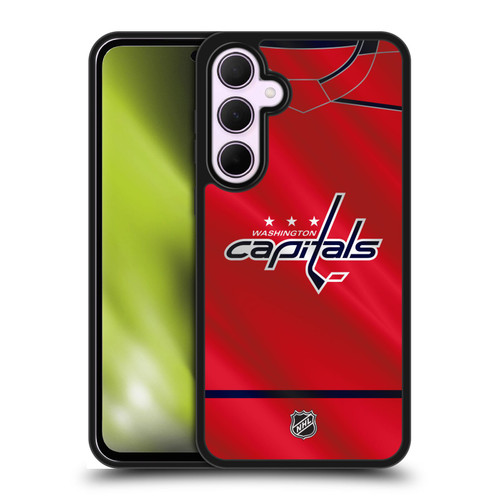 NHL Washington Capitals Jersey Gel Armour Case For Samsung Galaxy A35 5G
