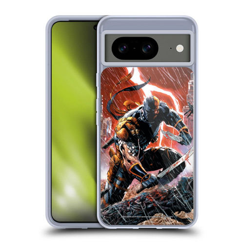 Justice League DC Comics Deathstroke Comic Art Vol. 1 Gods Of War Soft Gel Case for Google Pixel 8