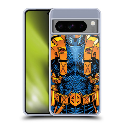 Justice League DC Comics Deathstroke Comic Art New 52 Costume Soft Gel Case for Google Pixel 8 Pro