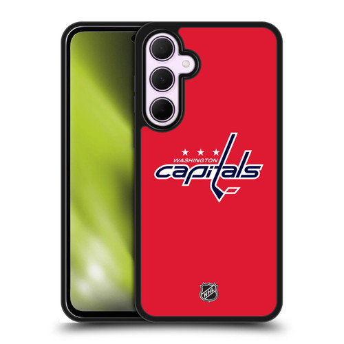 NHL Washington Capitals Plain Gel Armour Case For Samsung Galaxy A35 5G