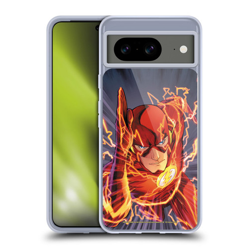 Justice League DC Comics The Flash Comic Book Cover Vol 1 Move Forward Soft Gel Case for Google Pixel 8