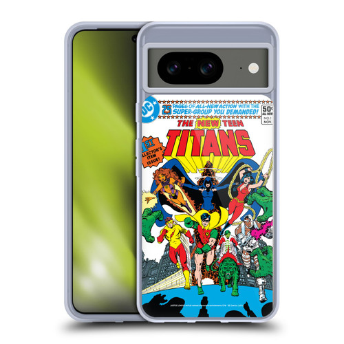 Justice League DC Comics Teen Titans Comic Art New #1 Group Soft Gel Case for Google Pixel 8