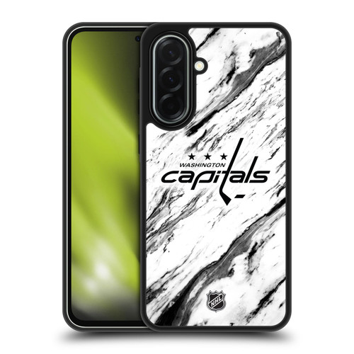 NHL Washington Capitals Marble Gel Armour Case For Samsung Galaxy A36 5G