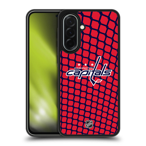 NHL Washington Capitals Net Pattern Gel Armour Case For Samsung Galaxy A36 5G