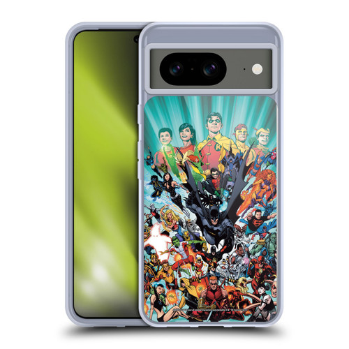 Justice League DC Comics Teen Titans Comic Art #100 Variant Soft Gel Case for Google Pixel 8
