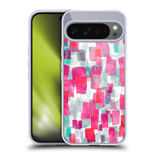 Ninola Watercolor Prints Pink Soft Gel Case for Google Pixel 9 Pro XL