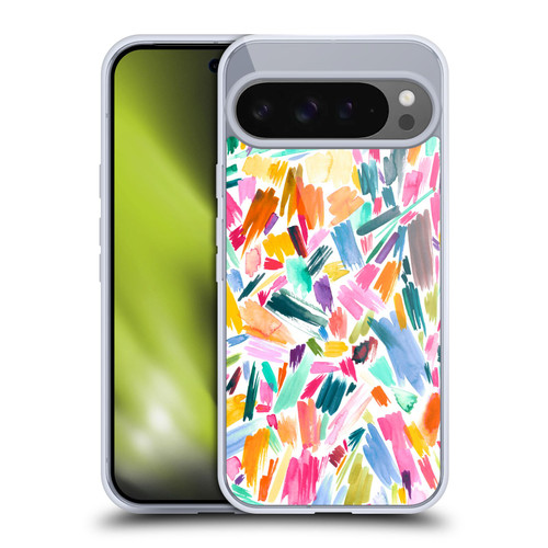 Ninola Watercolor Prints Scribble Soft Gel Case for Google Pixel 9 Pro XL