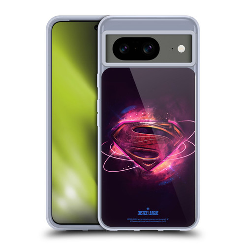Justice League Movie Logos Superman 2 Soft Gel Case for Google Pixel 8