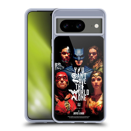 Justice League Movie Posters You Can't Save Soft Gel Case for Google Pixel 8