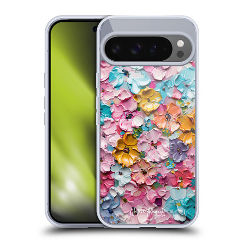 Nature Magick Paint Blobs Pretty Soft Gel Case for Google Pixel 9 Pro XL