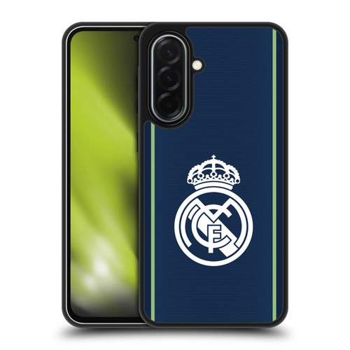 Real Madrid CF Badge Dark Blue Gel Armour Case For Samsung Galaxy A36 5G