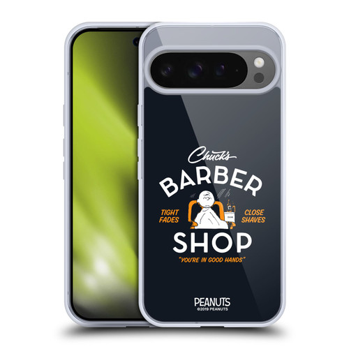 Peanuts Chuck's Barber Shop Charlie Brown Soft Gel Case for Google Pixel 9 Pro XL