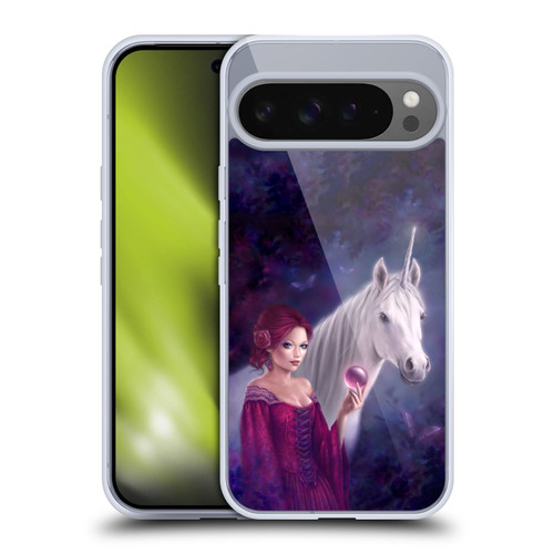 Rachel Anderson Art Unicorn And Princess Soft Gel Case for Google Pixel 9 Pro XL