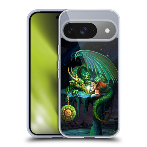 Rose Khan Mythic Scale Series Green Time Soft Gel Case for Google Pixel 9 / Pixel 9 Pro