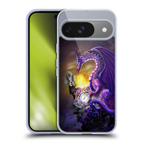 Rose Khan Mythic Scale Series Purple Time Soft Gel Case for Google Pixel 9 / Pixel 9 Pro