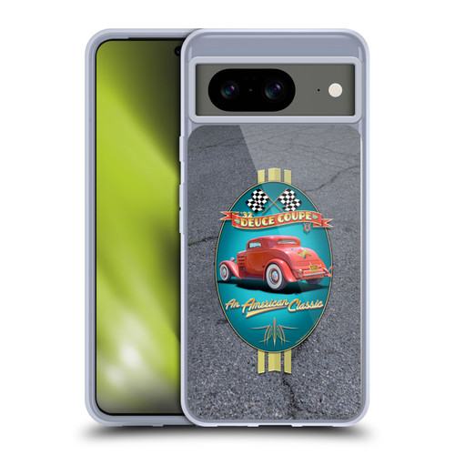 Larry Grossman Retro Collection Deuce Coupe Classic Soft Gel Case for Google Pixel 8