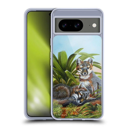 Lisa Sparling Creatures Red Fox Kits Soft Gel Case for Google Pixel 8