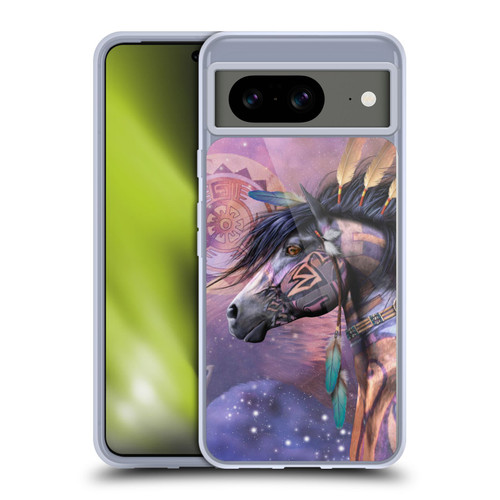 Laurie Prindle Fantasy Horse Native American Shaman Soft Gel Case for Google Pixel 8