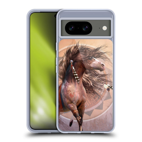 Laurie Prindle Fantasy Horse Spirit Warrior Soft Gel Case for Google Pixel 8