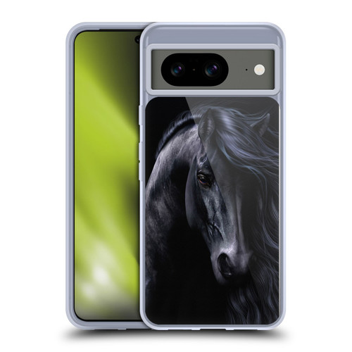 Laurie Prindle Western Stallion The Black Soft Gel Case for Google Pixel 8