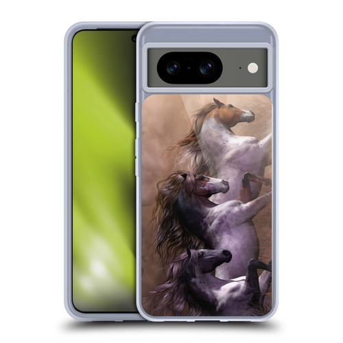 Laurie Prindle Western Stallion Run To Freedom Soft Gel Case for Google Pixel 8