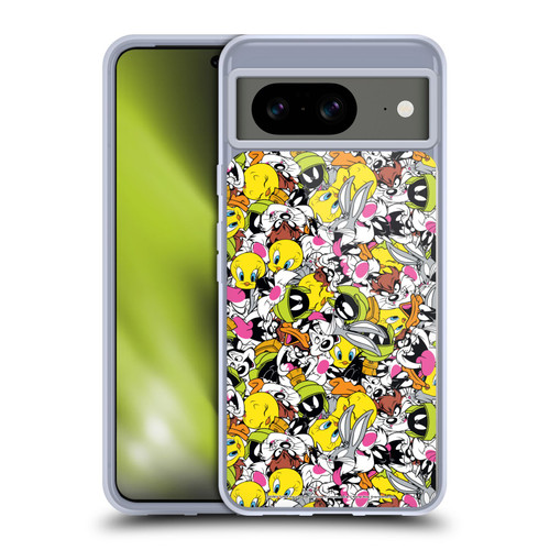 Looney Tunes Patterns Group Soft Gel Case for Google Pixel 8