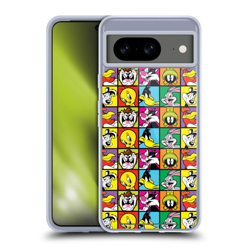 Looney Tunes Patterns Tiles Soft Gel Case for Google Pixel 8