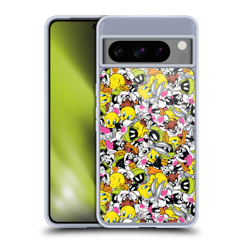 Looney Tunes Patterns Group Soft Gel Case for Google Pixel 8 Pro