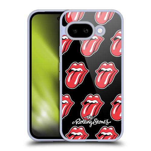 The Rolling Stones Licks Collection Tongue Classic Pattern Soft Gel Case for Google Pixel 9A