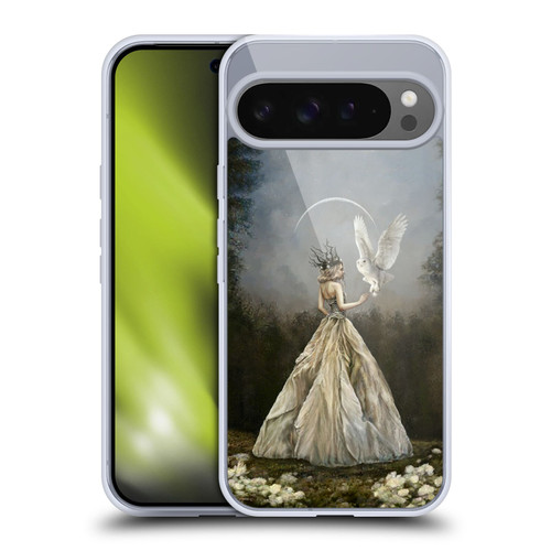 Selina Fenech Art Fantasy Goddess With Owl Soft Gel Case for Google Pixel 9 Pro XL