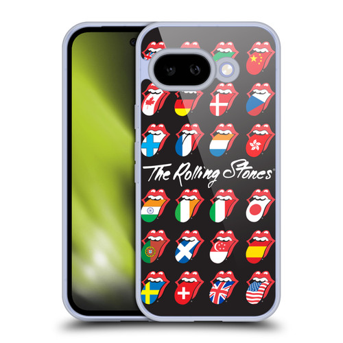The Rolling Stones Licks Collection Flag Poster Soft Gel Case for Google Pixel 9A