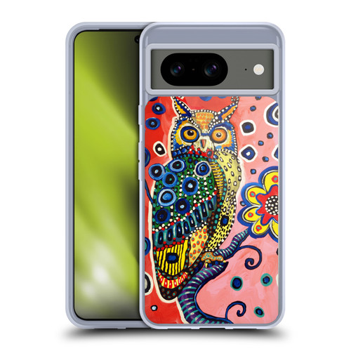 Mad Dog Art Gallery Animals Owl Soft Gel Case for Google Pixel 8