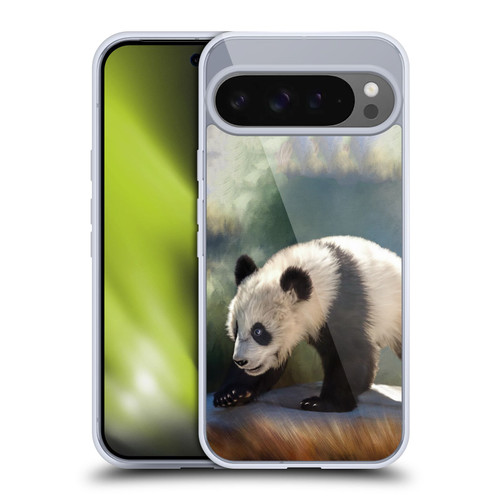 Simone Gatterwe Animals Panda Bear Soft Gel Case for Google Pixel 9 Pro XL