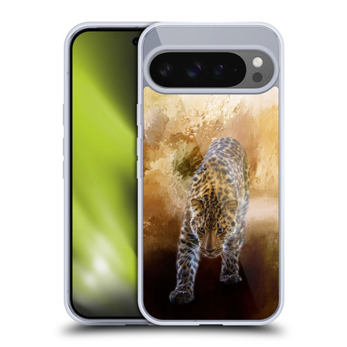 Simone Gatterwe Animals Russian Amur Leopard Soft Gel Case for Google Pixel 9 Pro XL
