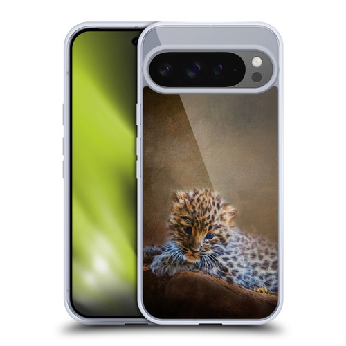 Simone Gatterwe Animals 2 Leopard Cub Soft Gel Case for Google Pixel 9 Pro XL