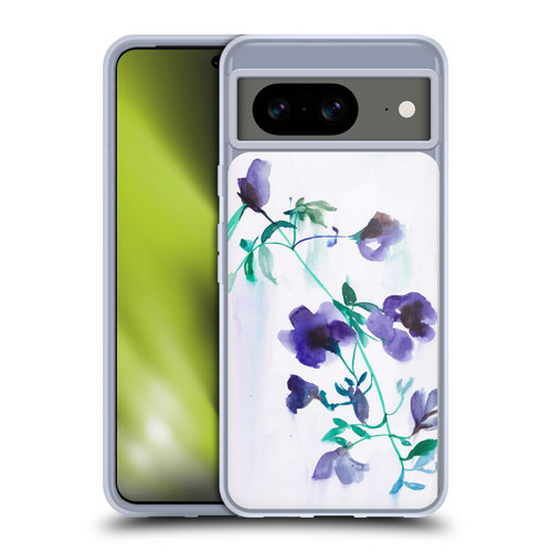 Mai Autumn Floral Blooms Moon Drops Soft Gel Case for Google Pixel 8