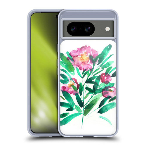 Mai Autumn Floral Blooms Peonies Soft Gel Case for Google Pixel 8