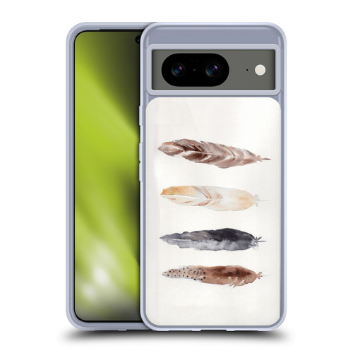 Mai Autumn Feathers Pattern Soft Gel Case for Google Pixel 8