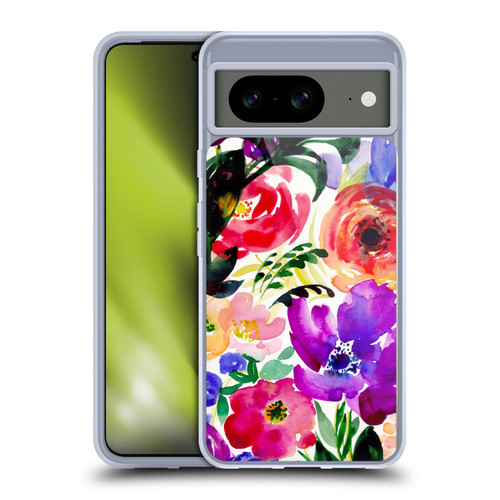 Mai Autumn Floral Garden Bloom Soft Gel Case for Google Pixel 8