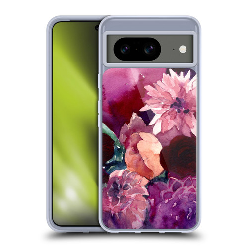 Mai Autumn Floral Garden Dahlias Soft Gel Case for Google Pixel 8