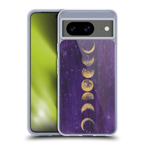 Mai Autumn Space And Sky Moon Phases Soft Gel Case for Google Pixel 8